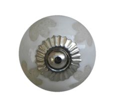 White Etched Ceramic Knob-26