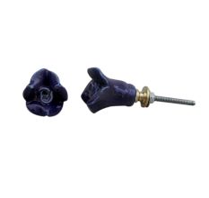 Purple Small Rose Knob