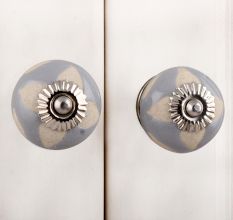 Grey Etched Ceramic Knob-13