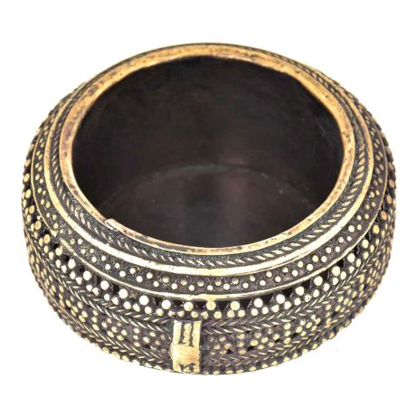 Bronze Circular Bronze Ashtray