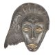 Brass Lady Tribal Face Wall Hanging Showpiece