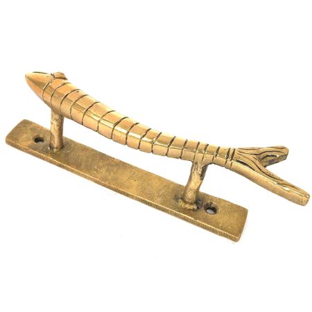 Brass Fish With Mouth Open Handle