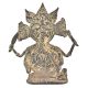 Bronze Tribal Chaturbhuja Ganesha Figurine