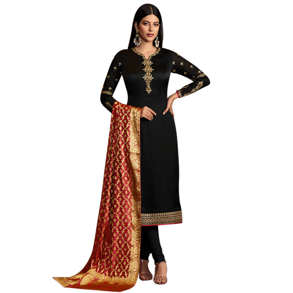 heavy dupatta suit