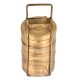 Brass Tiffin Box With Three Containers For Gifting purposes
