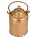Brass Milk Pot Light Engraved With Circular Lines And Owner name