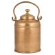 Brass Milk Pot Light Engraved With Circular Lines And Owner name