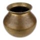 Traditional Round Brass Water Pot Golden Polish