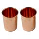 Copper Glasses Tableware In Pair
