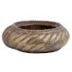 Tribal Round Brass Spiral Design Ashtray
