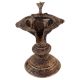 Brass Dhokra Oil Lamp With Three Peacock Figurines