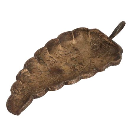 Brass Leaf Design Ash Tray For Decoration