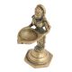 Handmade Antique Brass Paavai Vilakku Brass Oil Lamp