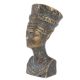 Golden Brass Egyptian Pharaoh Queen Nefertiti BustÂ Statue