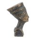 Golden Brass Egyptian Pharaoh Queen Nefertiti BustÂ Statue