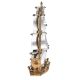 Brass Metal Sailboat Model Statue For Decoration