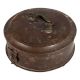 Plain Round Vintage Box With Handle