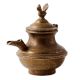 Old Brass Oil Storage Pot With Lid