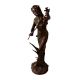 19th Century Classical Brass Women Statue