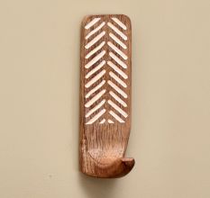 Heavy Duty Wooden Self Adhesive Brown Hooks