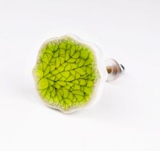 Lime Green Ceramic Drawer Knob