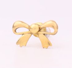 Brass Butterfly Bow Tie Cabinet Knobs
