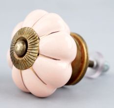 Pink Gold Line Medium Knob