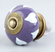 Light Purple Heart Knob (1)