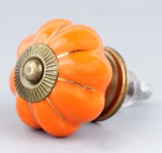 Orange Gold Line Knob
