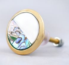 Stephen Brass Shell Cabinet Knob