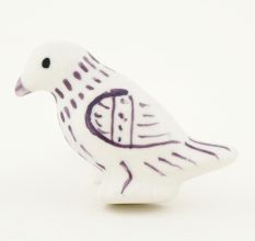Purple Feather Bird Knob