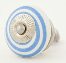 Sky Blue Pattern Knob